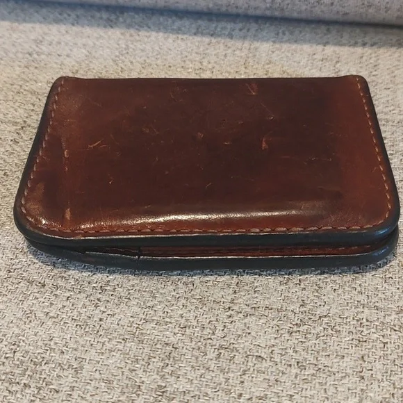 Dark Brown Everyday Bifold Wallet - Clayton and Crume Used Initials On Front* - Picture 4 of 8